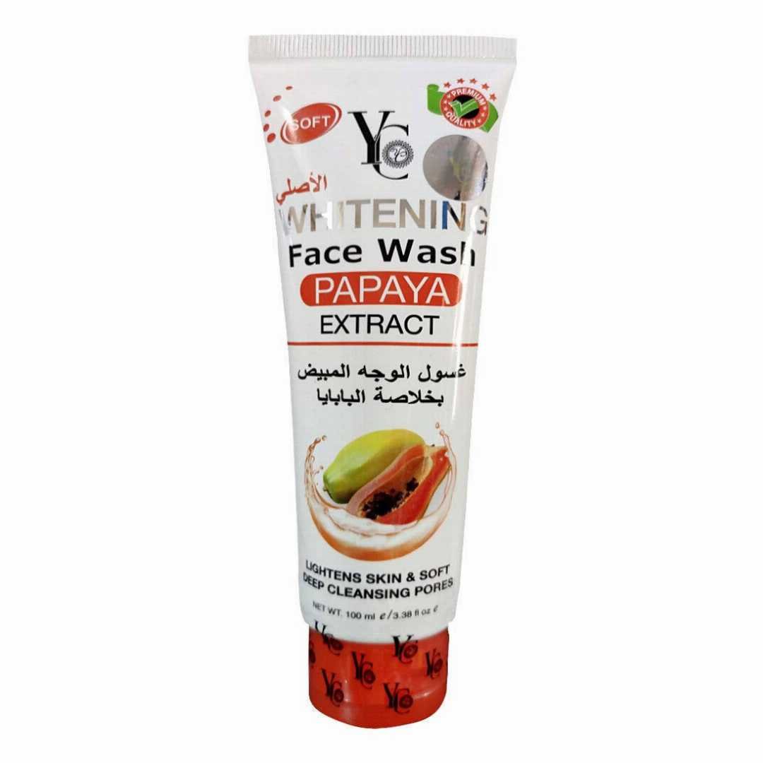 YC Papaya Extract Whitening Face Wash 100ml