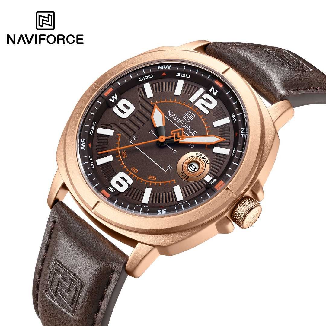 Naviforce 8078 - Brown Orange