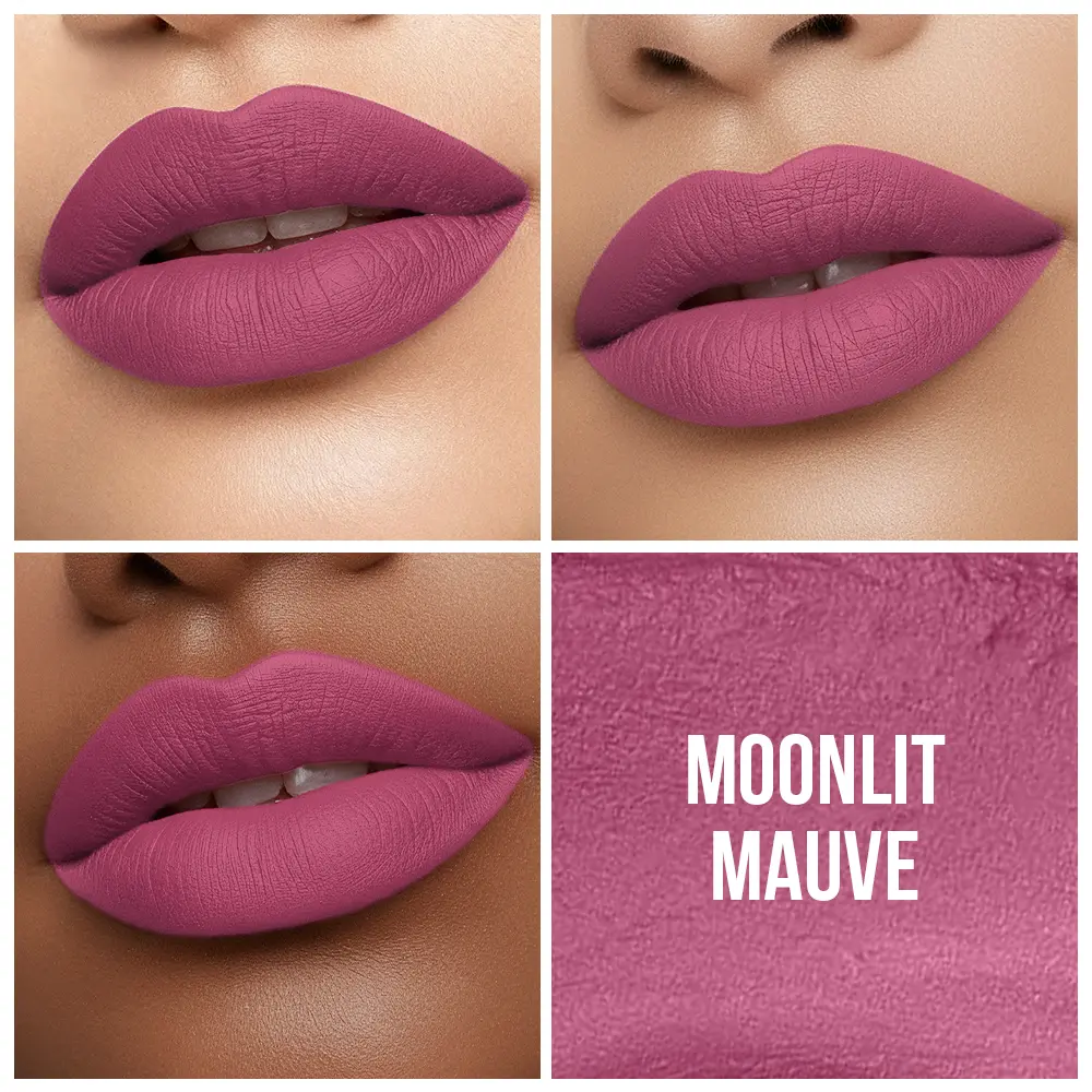NIOR No Transfer Retro Matte Lipstick Moonlit Mauve 17