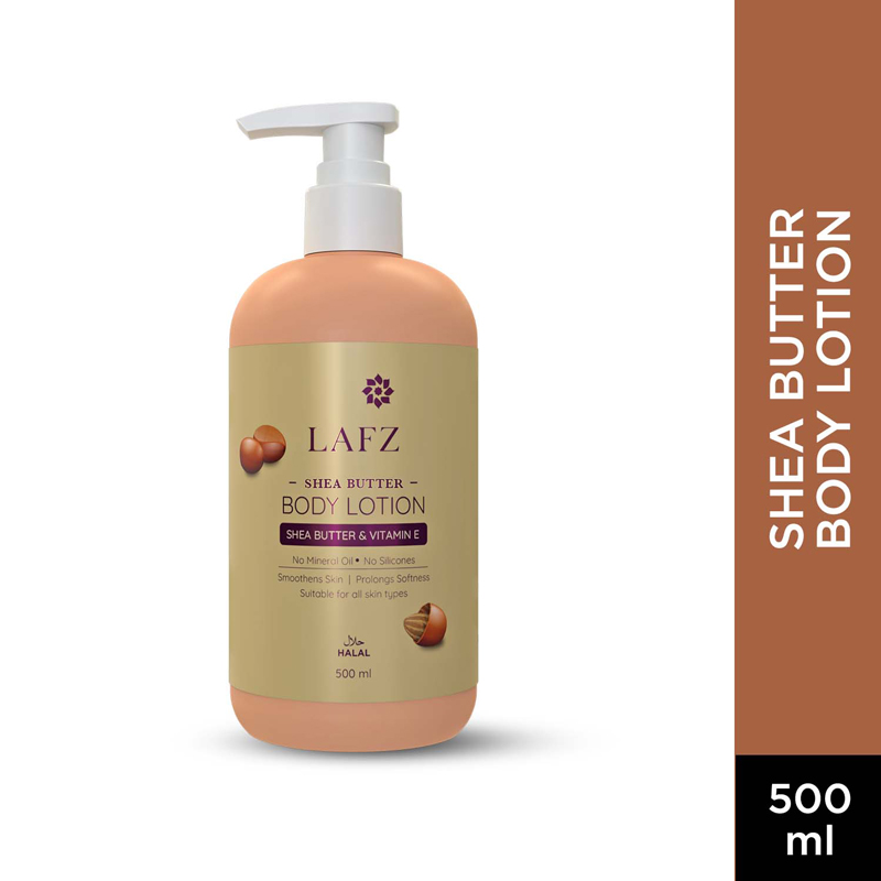 LAFZ Halal Shea Butter Body Lotion (500ml)