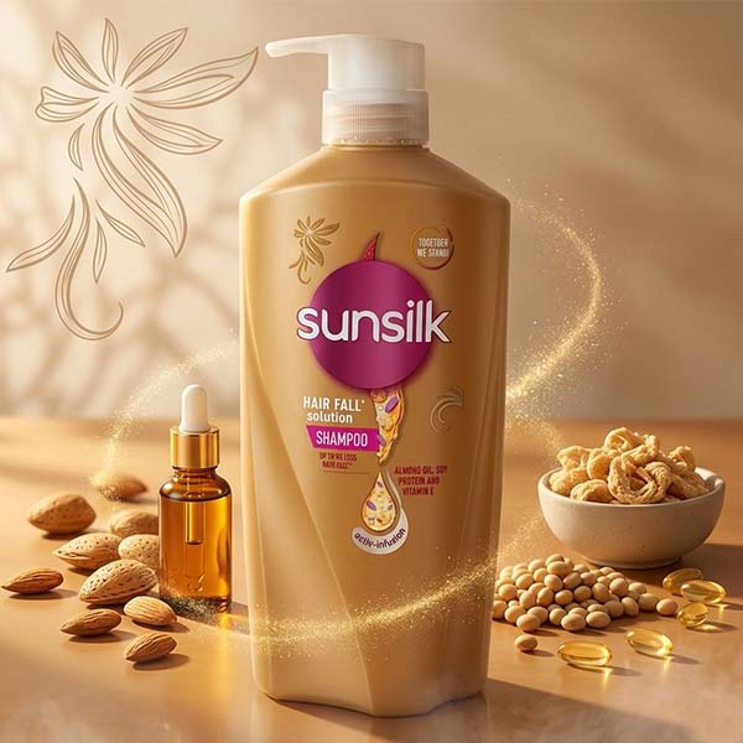 Sunsilk - Co-Creations Hair Fall Solution Shampoo - 625ml