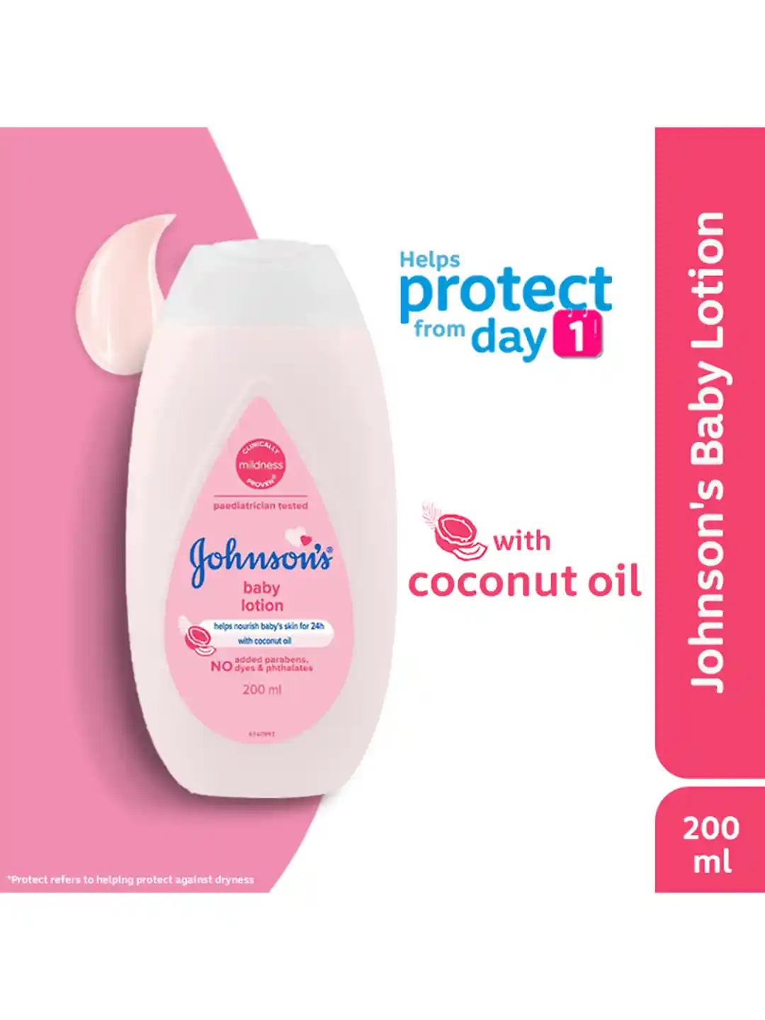 Johnson's Baby Lotion With Coconut Oil 200ml