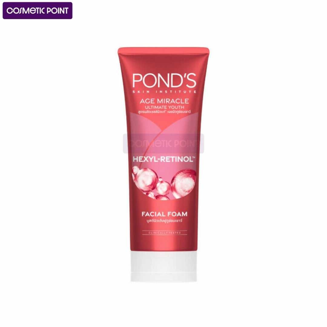 Pond's Age Miracle Ultimate Youth Facial Foam with Hexyl-Retinol - 100ml (Thailand)
