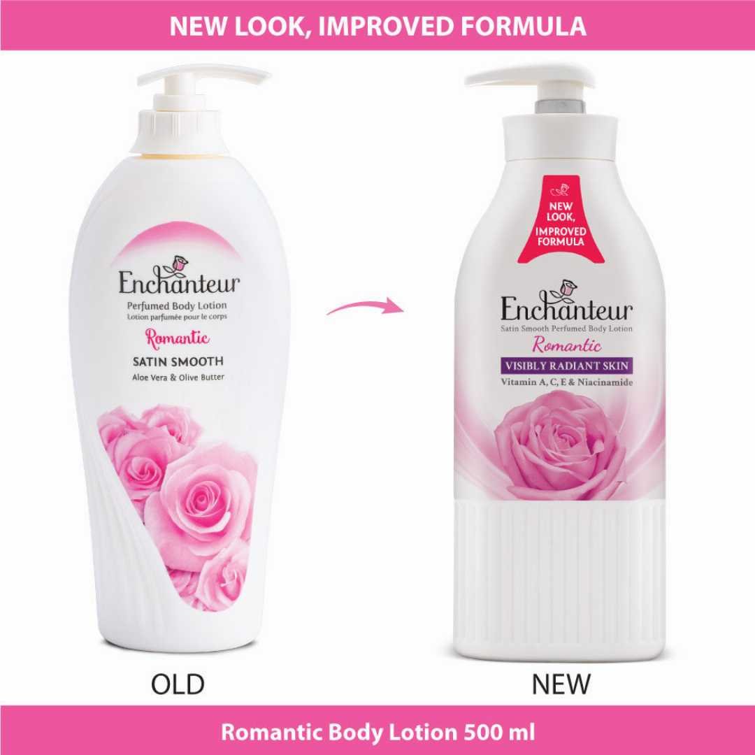Enchanteur Satin Smooth Perfumed Lotion 500ml (Romantic)