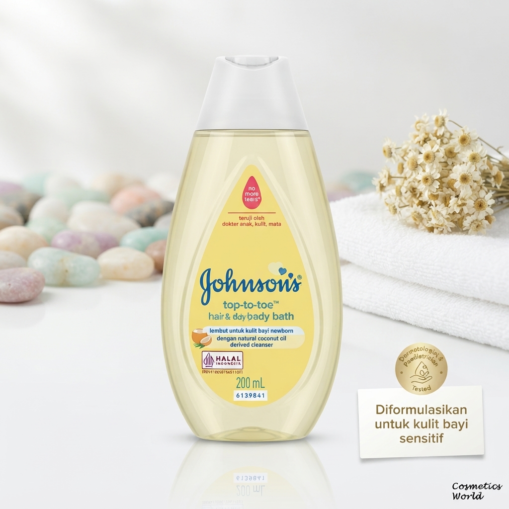 Johnson's Baby Top-To-Toe Bath 200 ml (Specially for Newborns)